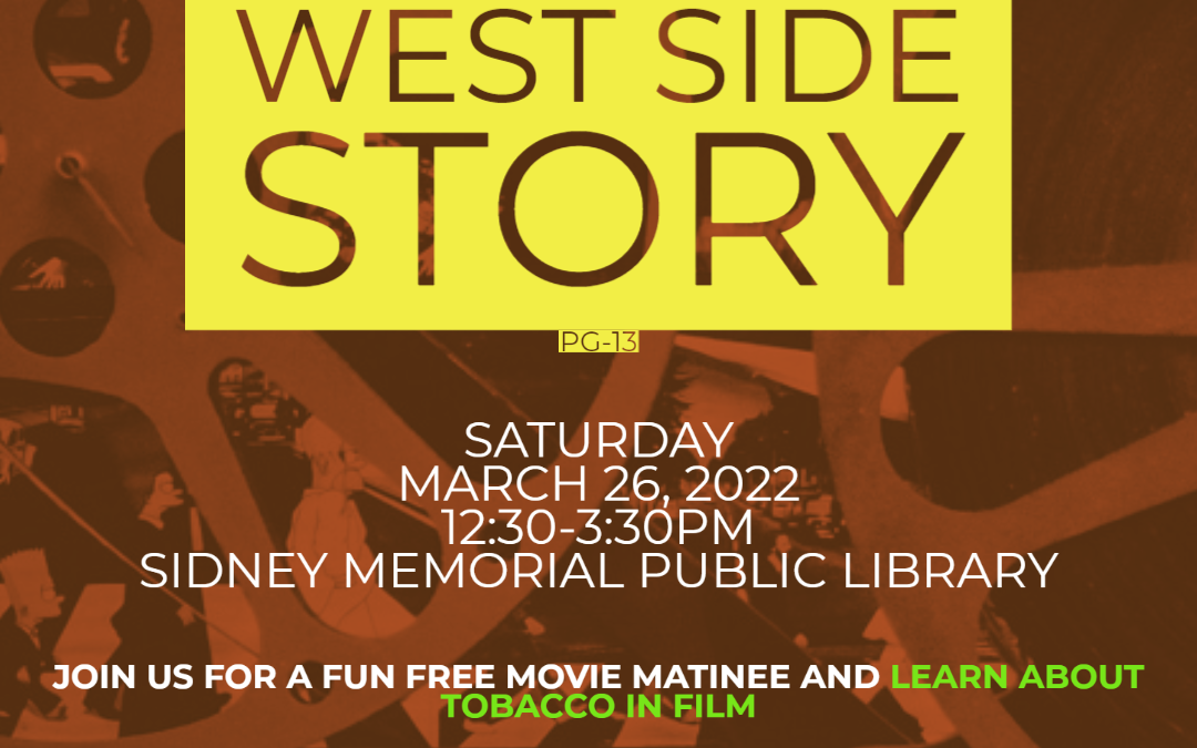 Join us this Saturday for a Free Movie Matinee